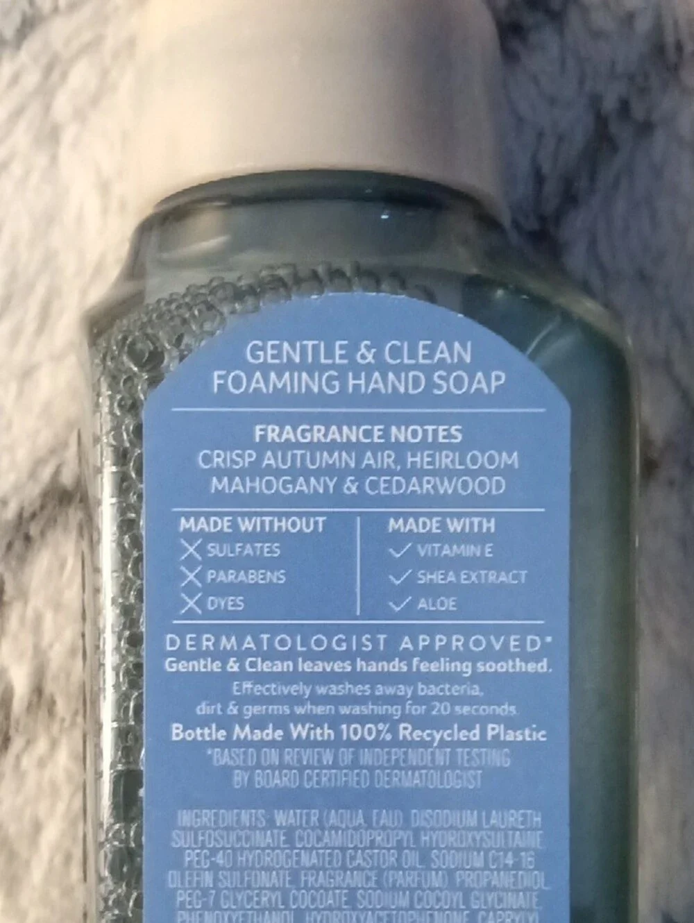🧣🍂Bath & Body Works Flannel Foaming Hand Soap - 🧣🍂